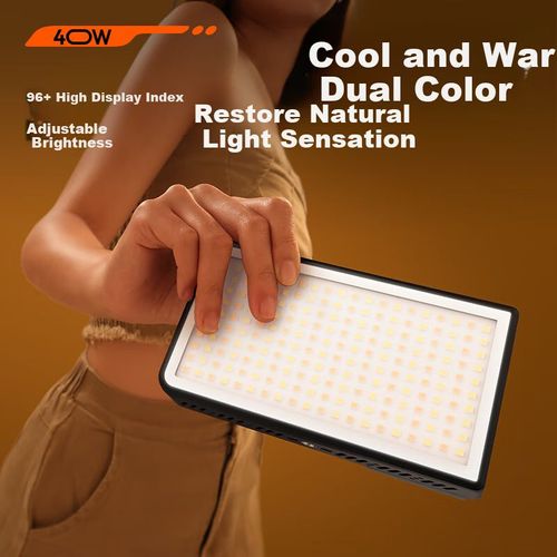 Luz De Relleno Ulanzi P40 40W Rgb Portátil Con Batería Integrada