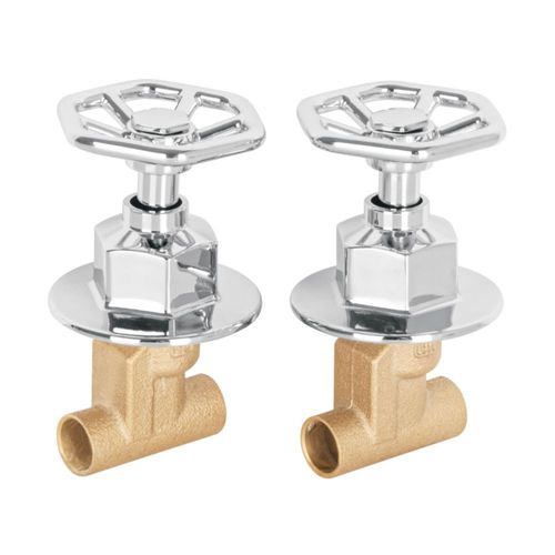 Juego llaves empotrar soldables 46786