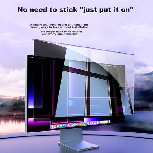 Protector De Pantalla Llano 24" 16:10 Con Filtro De Luz Azul Y Privacidad