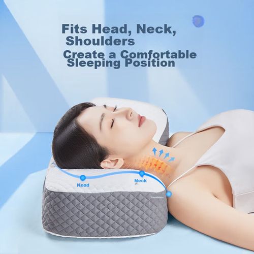 Aeromax Almohada Espuma Viscoelástica Soporte Cervical Adultos