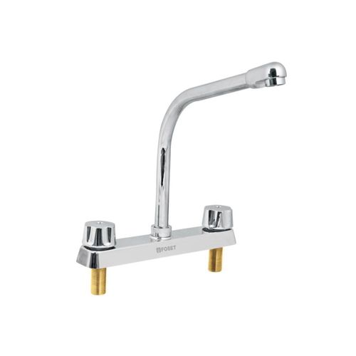 Mezcladora 8pul fregadero cuello cobra