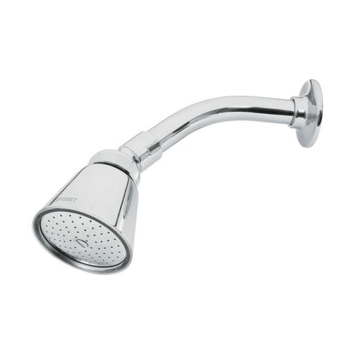 Regadera redonda laton brazo y chapeton
