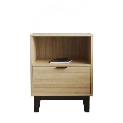 MOBI Buró para Recámara Contemporáneo Tokio - 1 Cajón Color Roble