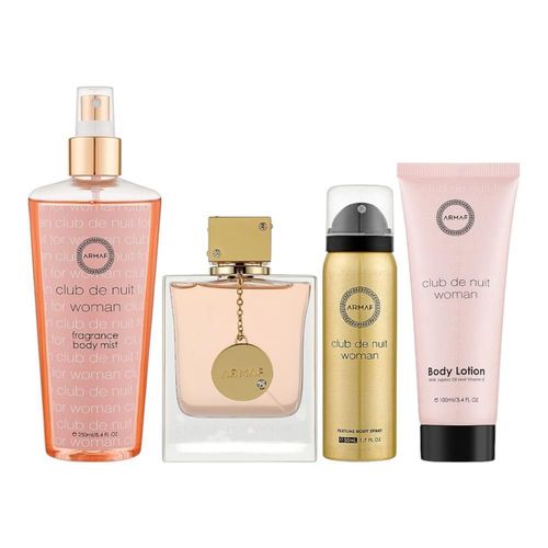 Armaf club de nuit woman gift set for women 4 piezas