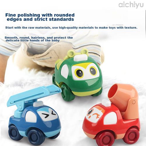 Set de 4 Coches Aichiyu de Caricaturas para educación temprana en Niños