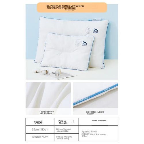 Almohada Dr. Cotton MERCURY baja en alergías