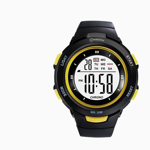 Reloj Cuatro Mil deportivo impermeable para niños negro