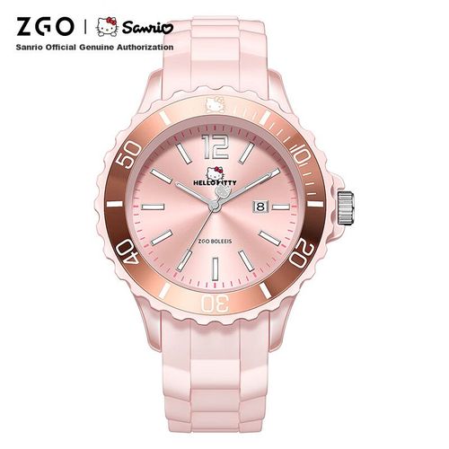 Reloj ZGO Hello Kitty impermeable para niños modelo ZGH-5341-QSG20