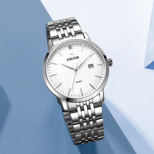 Reloj EBOHR Master Series 520 cuarzo blanco 40mm