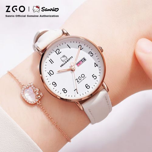 Reloj ZGO Hello Kitty ZGH-2108-QL21 blanco rosa