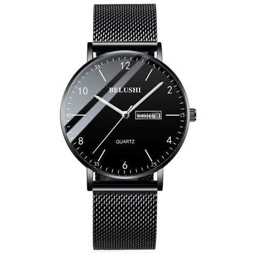 Reloj Cuatro Mil Kms SWG1095 cuarzo negro
