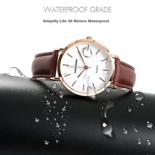 Reloj Cuatro Mil Kilómetros SWG1099 juvenil blanco/marrón