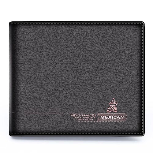 Cartera Strawman MEXICANA de Piel de Vaca Marrón para Hombre