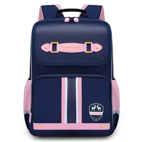 Mochila escolar Noveno Castillo de poliéster Azul para niña