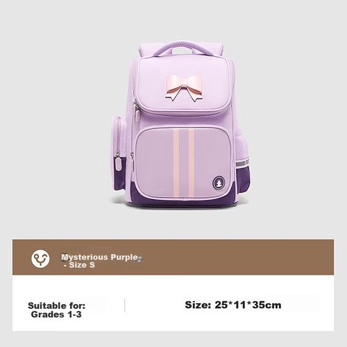 Mochila escolar YEEHOO de tejido y cuero sintético Azul para niño