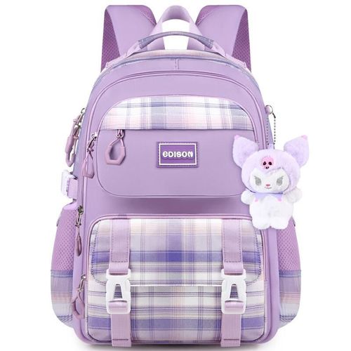 Mochila escolar Edison Inventor 2266-2 de poliéster Púrpura unisex