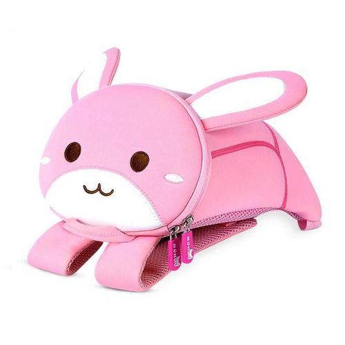 Mochila infantil NOHOO Elfo Guardián de tela de buceo Rosa para niño y niña