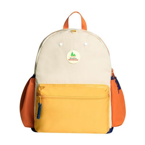 Mochila escolar SHUKIKU M+ de tela Naranja para niño