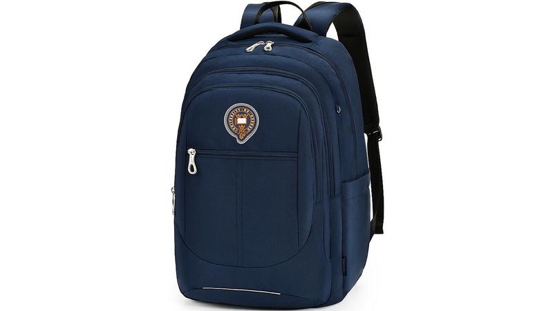 Mochila universitaria UNIVERSIDAD DE OXFORD X1076 de tela Azul