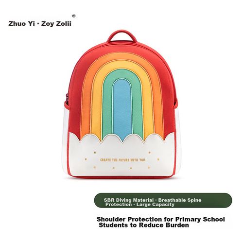 Mochila escolar Zoy Zoii de neopreno SBR unisex