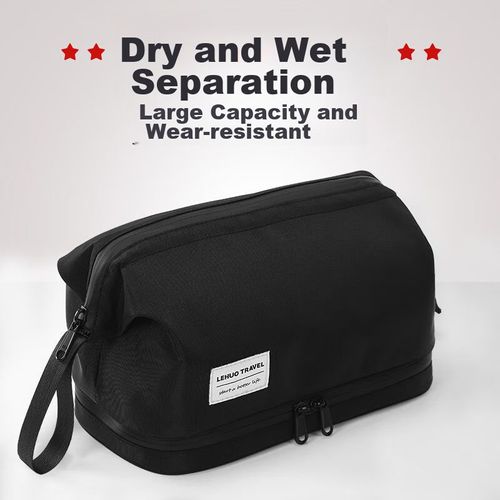 Organizador de Aseo de Viaje Tejido Oxford Doble Capa 16.5x22x12.5 cm