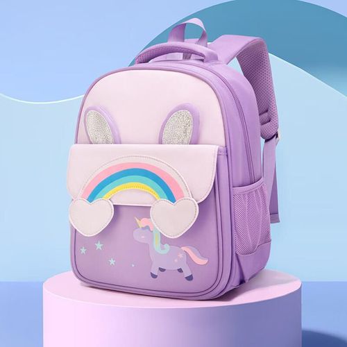 Mochila infantil El Noveno Castillo de tela Morado para niña