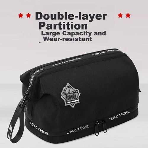 Neceser Impermeable de Doble Capa 900D PU Grande