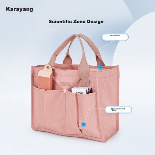 Lonchera aislante KALA·Y CX0354 de tela Rosa Morandi unisex