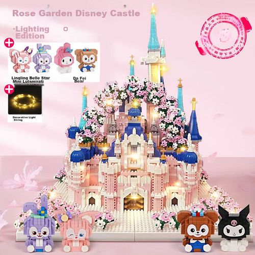 Bloques de construcción DISNEY compatible con Lego de plástico para niños y niñas