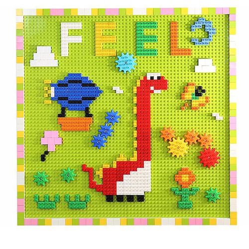 Bloques de construcción grandes  1633 compatibles con LEGO de plástico multicolor
