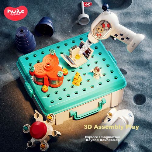 Cohete Espacial HUILE TOYS 003.2, Multicolor