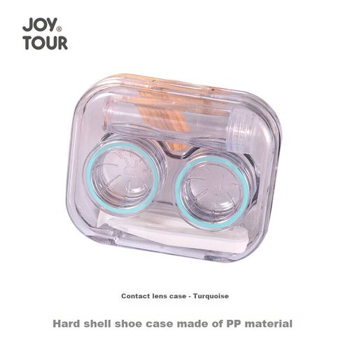 Estuche para Lentes de Contacto Plástico Verde Turquesa
