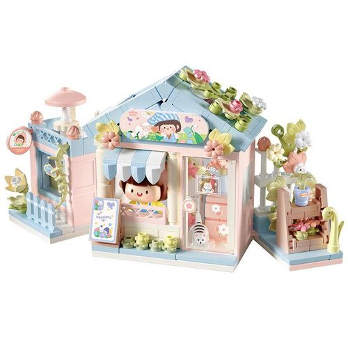 Bloques de construcción FEIMI Roro Vista Callejera de plástico para niños