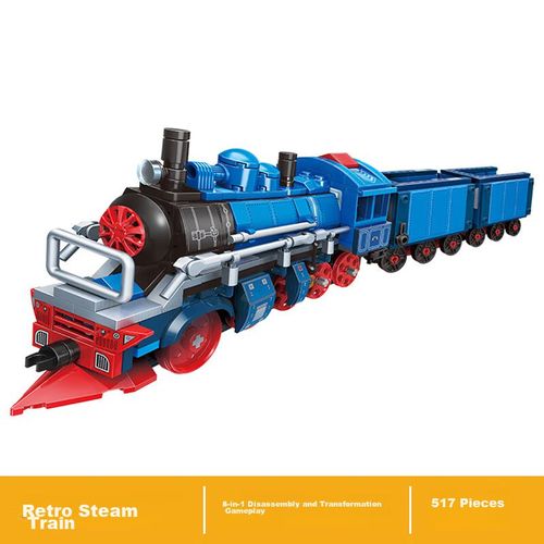 Tren de vapor retro ENLIGHTEN 42206 de plástico para niños