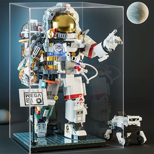 Juguete de bloques Duang PROGRAMA DE EXPLORACIÓN ASTRONAUTAS de plástico para mayores de 14 años
