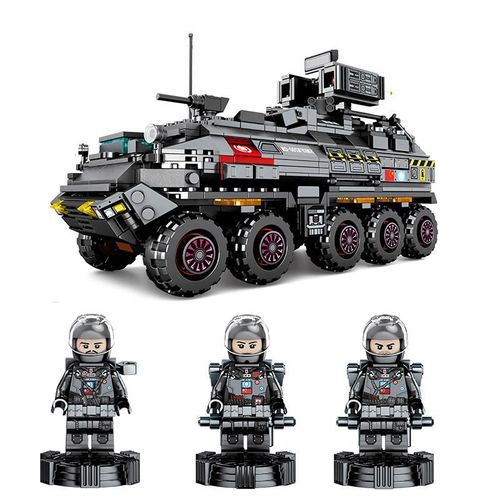 Bloques de construcción SEMBO CN171 Vehículo Acorazado de plástico multicolor