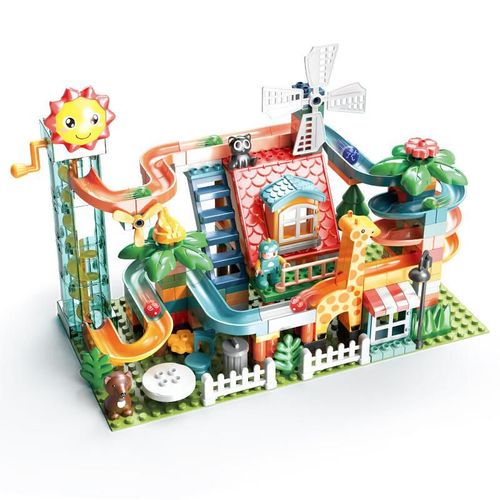 Bloques de construcción grandes FEELO 1671D de plástico multicolor