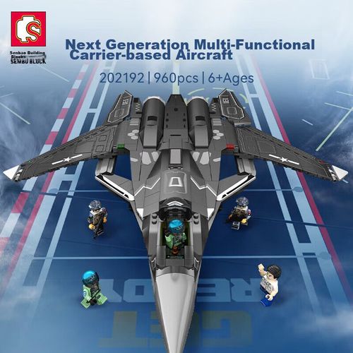 Bloques de construcción SENBAO 202192 aeronave multipropósito de ABS para niños