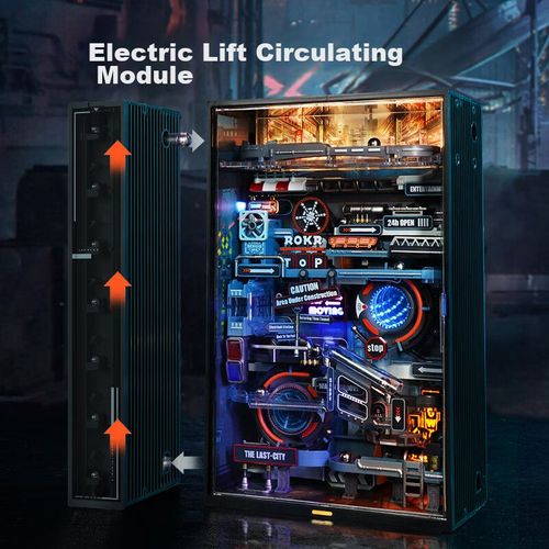 Juego de bloques de construcción ROKR MR01S de ABS y PC en colores variados