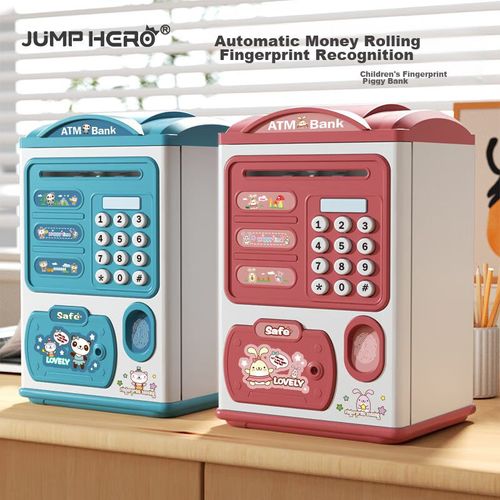 Hucha Inteligente JUMP HERO  con contraseña multicolor