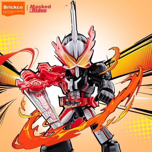 Bloques de construcción BRUCO Kamen Rider Starlight 01 de plástico para coleccionistas