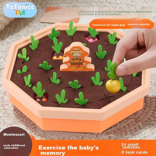 Juego de Memoria de Rábanos TaTanice  educativo multicolor