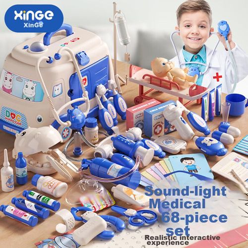 Juego de rol médico XINGC 68 piezas de plástico para niños
