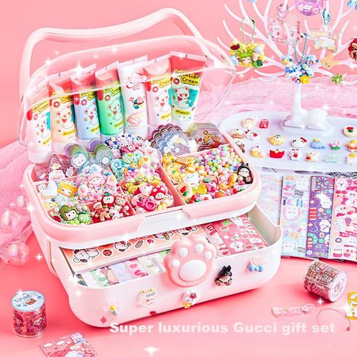 Juego de herramientas de arcilla BEIBITONGHUA GUKA 4 piezas de material M para niñas