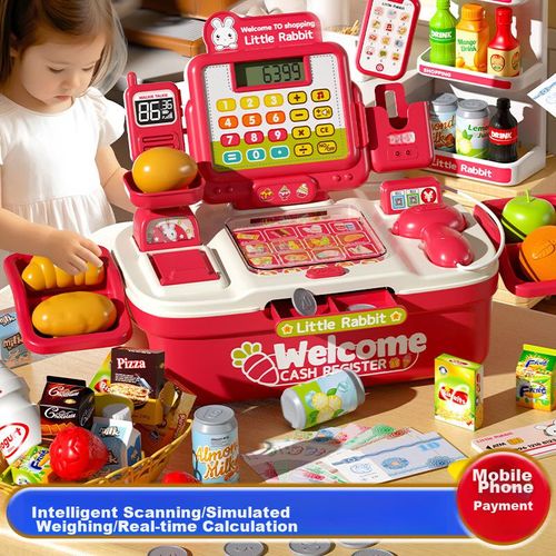 Caja Registradora XST 36/73 piezas de plástico para niñas