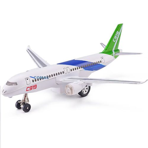 1/72 Modelo Aeronave COMAC C919 con Luces y Sonido 18.5 cm