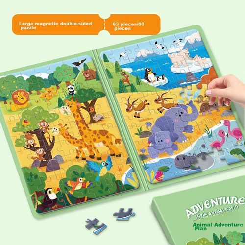 Juego de mesa [MARCA] Aventura de Animales 143 pz magnético infantil