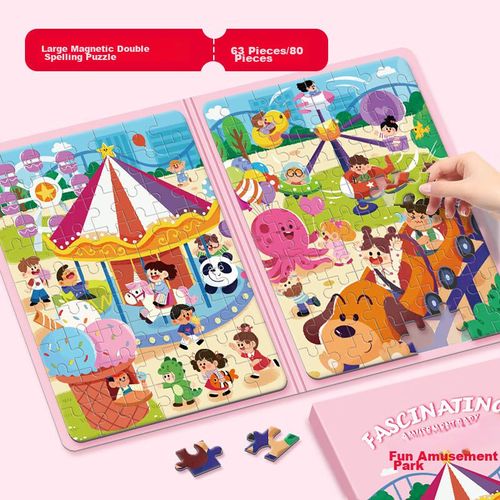 Juego Magnético [MARCA] 143 piezas para niños