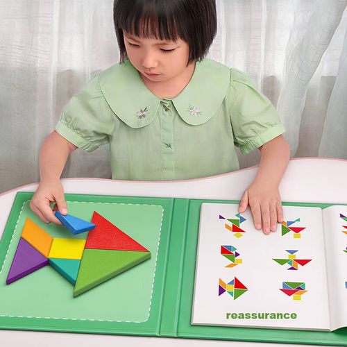 Rompecabezas MAGNETICO STARSHIP Tangram 96 pz para niños
