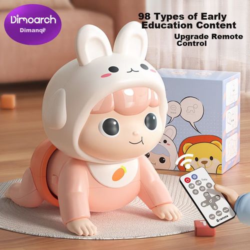 Juguete de arrastre educativo DIMOARCH Robot Rosa ABS para bebés